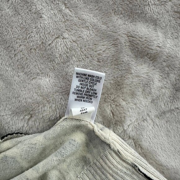 Merona Black and White Modern Abstract Pattern Cardigan - Picture 7 of 7